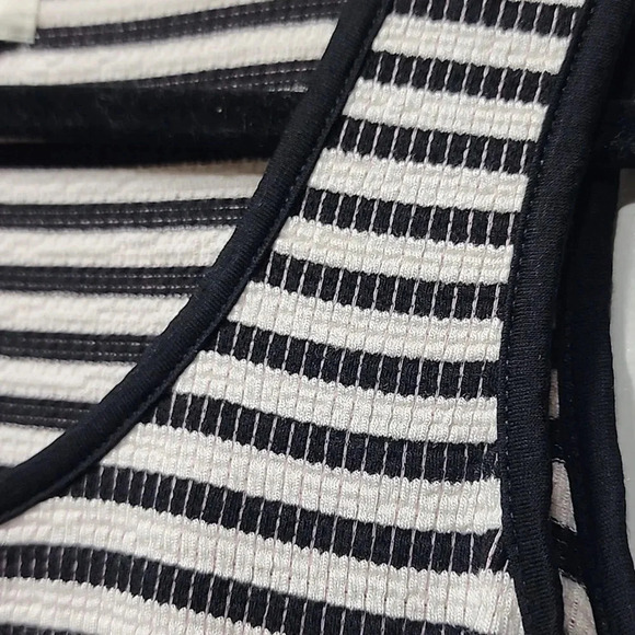 Women's Max Studio Striped Maxi Dress NWT Sz M Summer Beach Vacation Resortwear - Picture 8 of 8